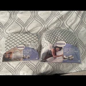 Boppy Pregnancy Wedge and Side Sleeper Pregnancy Pillow